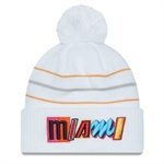 New Era NBA City Edition Pom Knit - Miami Heat
