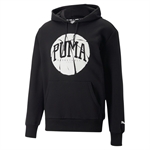 PUMA Basketball Fundamentals P/O Hoodie - Black/White