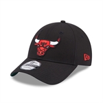 New Era NBA 9FORTY Team Side Patch Strapback - Chicago Bulls