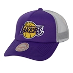 Mitchell & Ness NBA Off The Bacboard Trucker Snapback - Los Angeles Lakers