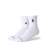 Stance Logoman QTR Socks - White