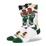 Stance NBA Paint Socks - Giannis Antetokounmpo