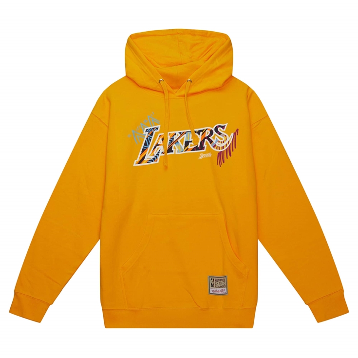 Mitchell & Ness NBA Game Day Pattern P/O Hoodie - Los Angeles Lakers