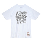Mitchell & Ness NBA Doodle T-Shirt - Los Angeles Lakers