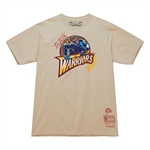 Mitchell & Ness NBA Game Day Pattern T-Shirt - Golden State Warriors