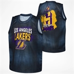 NBA Heating Up Los Angeles Lakers Jersey - LeBron James