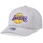 Mitchell & Ness NBA Team Heather Stretch 2.0 Snapback - Los Angeles Lakers