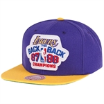 Mitchell & Ness NBA Back to Back Snapback - Los Angeles Lakers