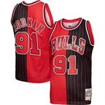 Mitchell & Ness NBA Split Swingman Jersey - 1995-96 / Dennis Rodman