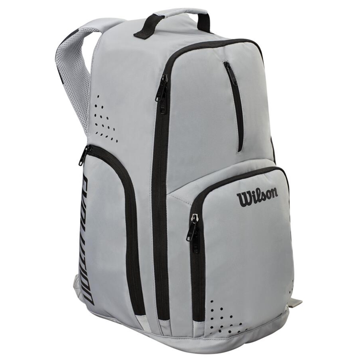 Wilson Evolution Basketball Backpack (Large) - Light Grey/Black