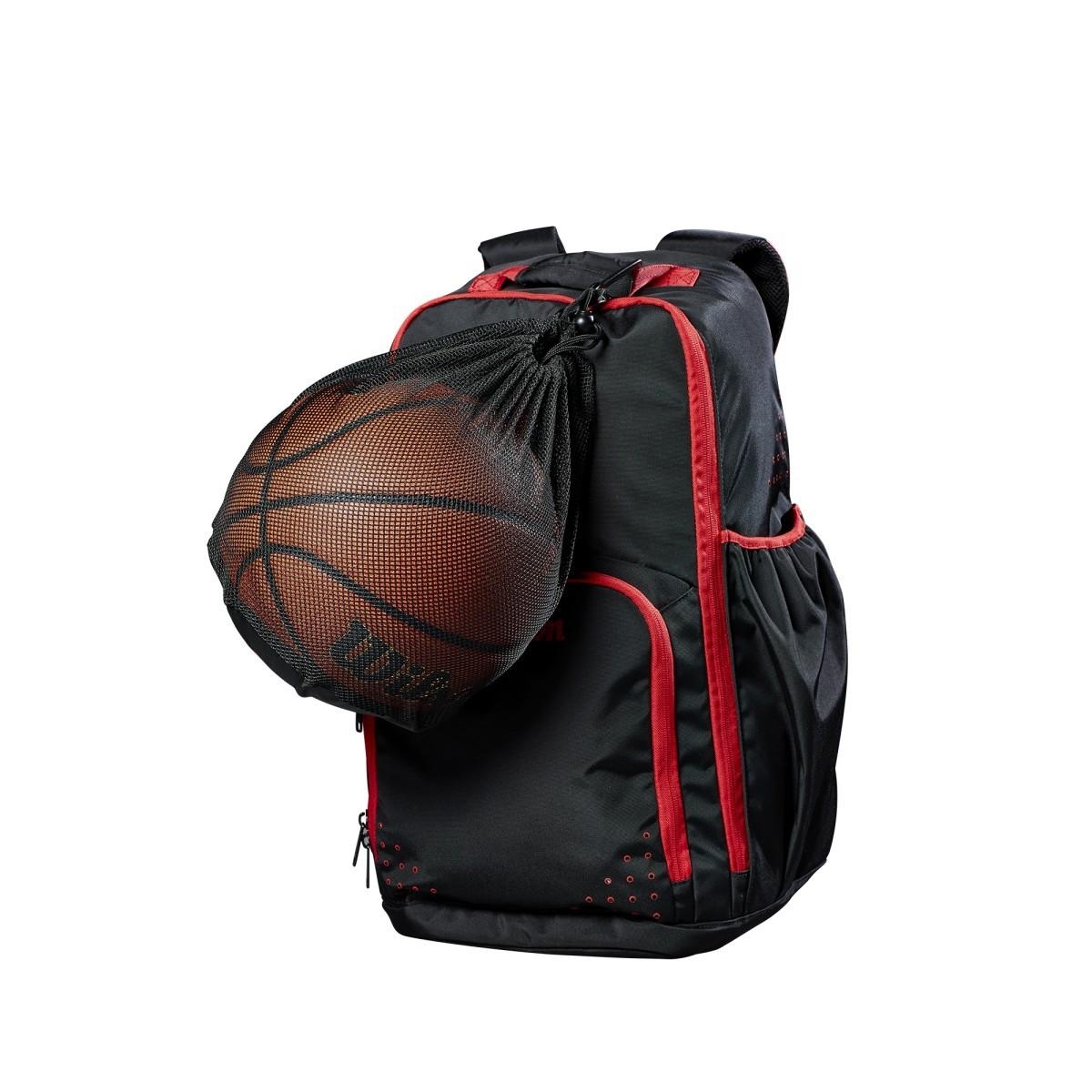 grundlæggende lige Dyster Wilson Basketball Bag - Black